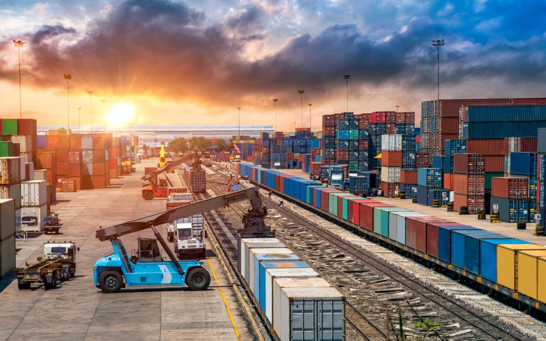 Rail Freight Container Train