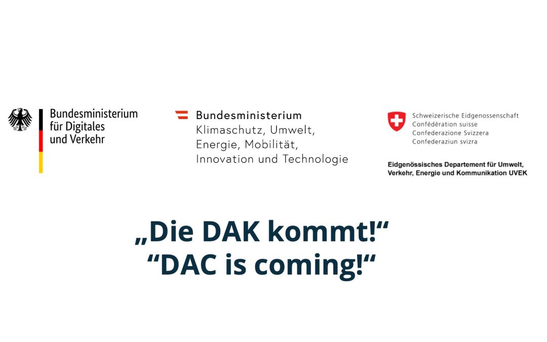 Joint position paper on DAC in Europe signed by Austrian, German and Swiss Ministers for Transport