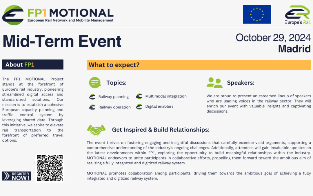 FP1 MOTIONAL Mid-term Event | October 29 – Madrid