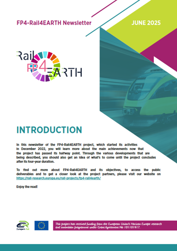 The first FP4-Rail4EARTH newsletter in now available for download!