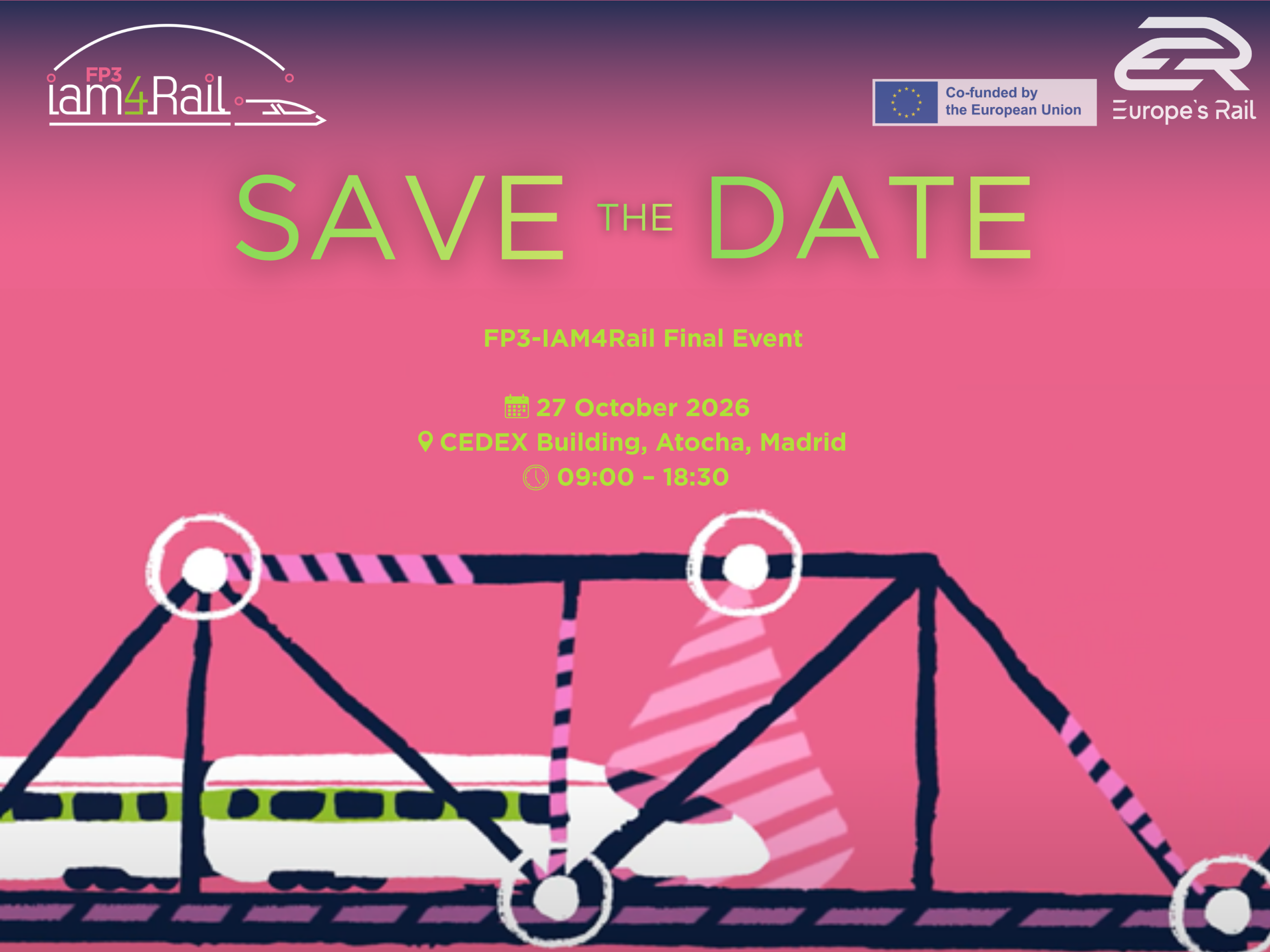 Save the Date! FP3-IAM4Rail Final Event