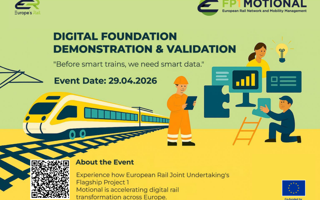 DIGITAL FOUNDATION DEMOSTRATION & VALIDATION EVENT  – Before smart trains, we need smart data