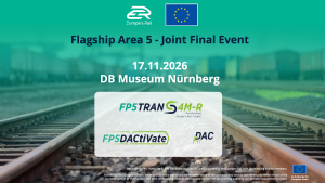 Flagship Area 5 – Joint Final Event SAVE-THE-DATE