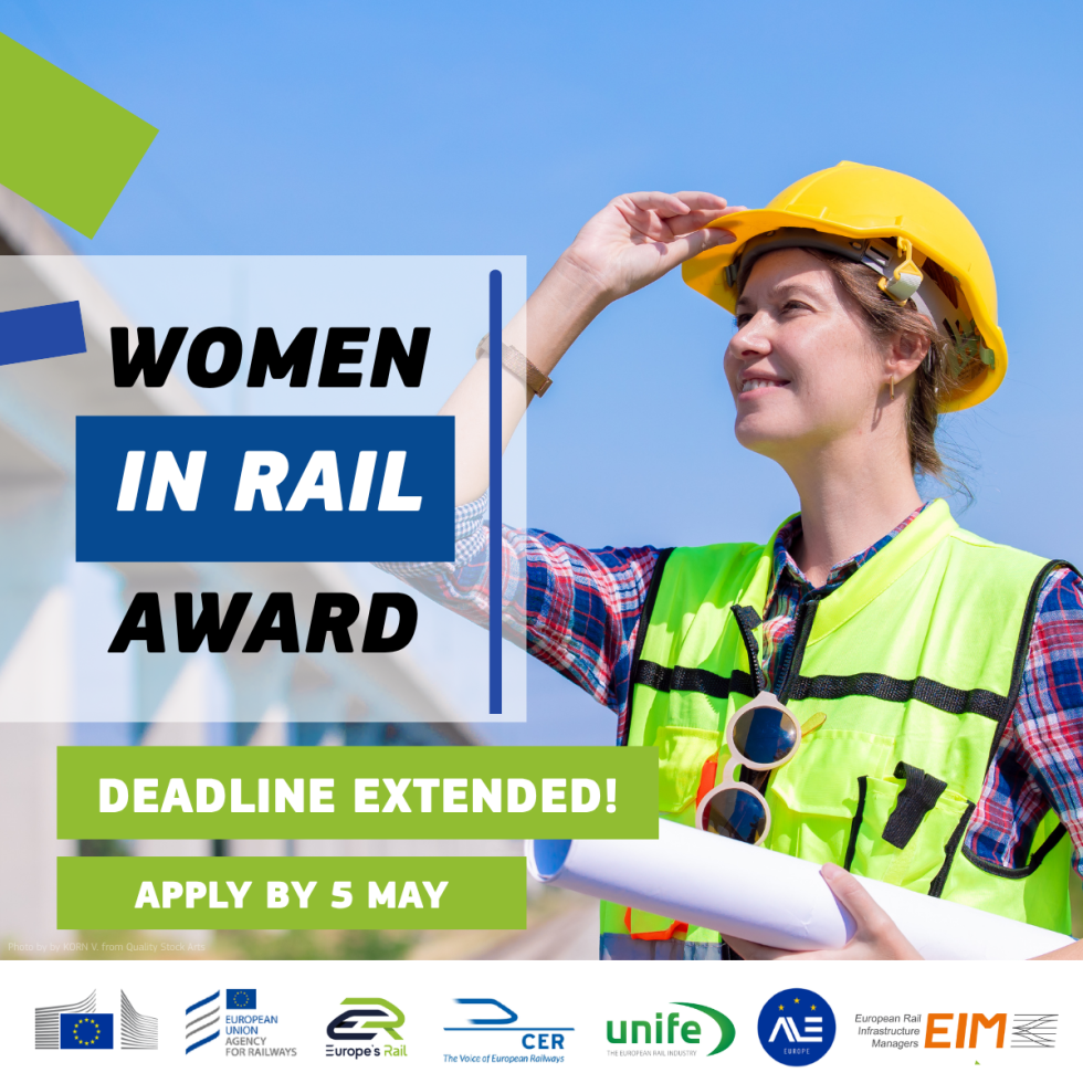 Woman Rails Deadline Extended – Women in Rail Awards 2026 - Europe's Rail