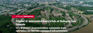 FP2 R2DATO demonstration: automatic train operation on ERTMS-equipped infrastructure