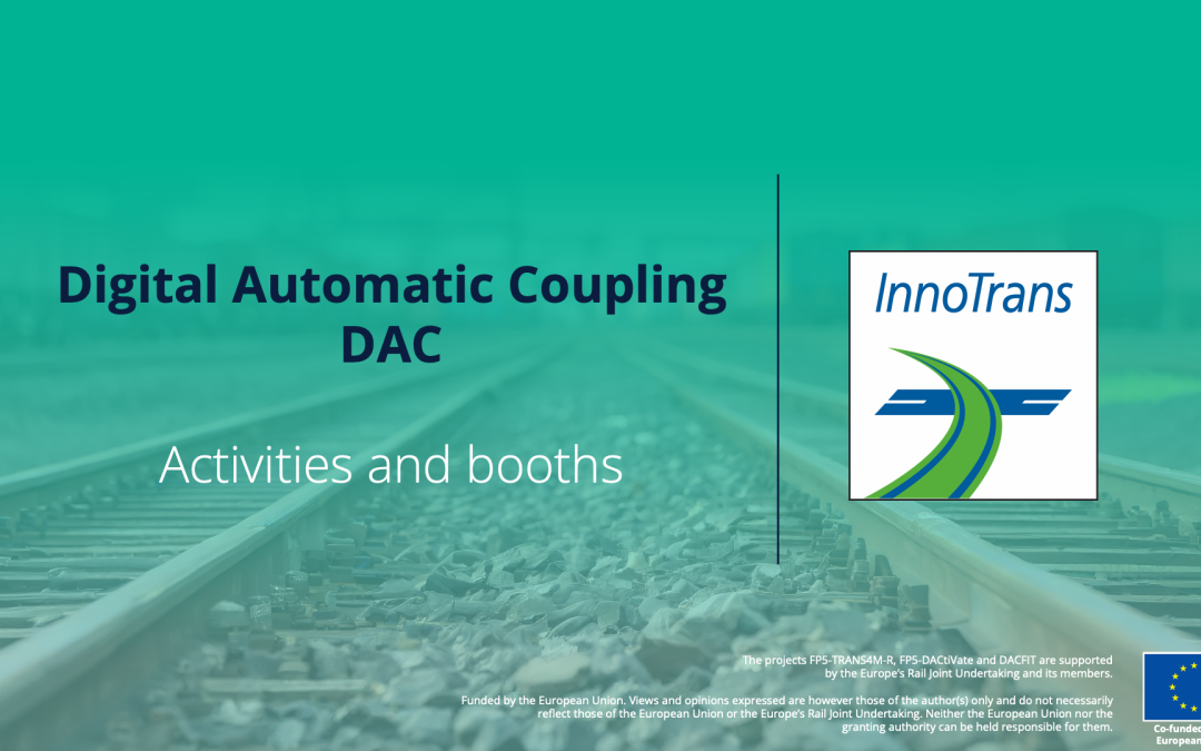 DAC InnoTrans 2026 activities and booths – Overview