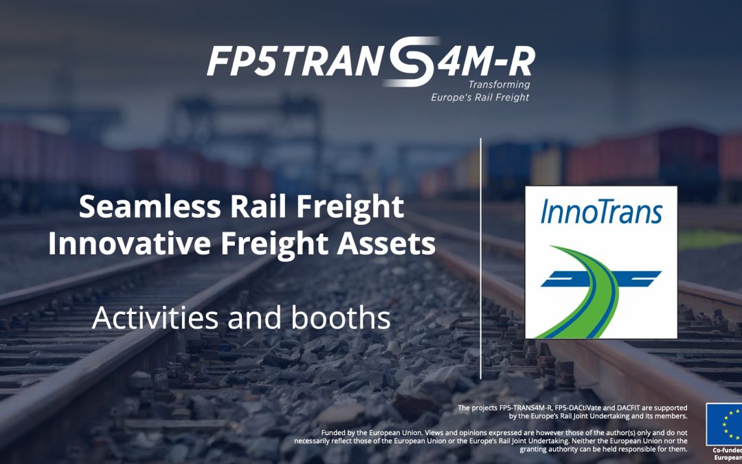 Seamless and Innovative Freight Assets – InnoTrans 2026 activities and booths