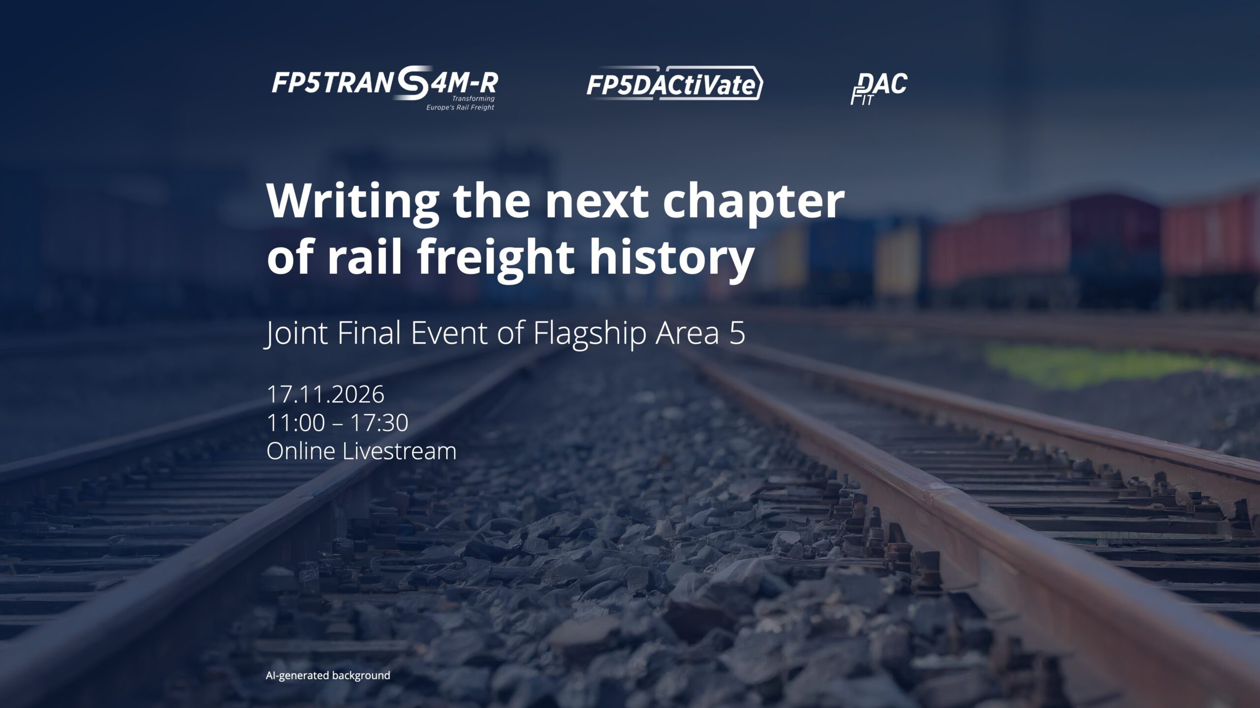 Joint Final Event Flagship Area 5 – Registration Livestream